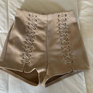 Tiger Mist Suede Shorts